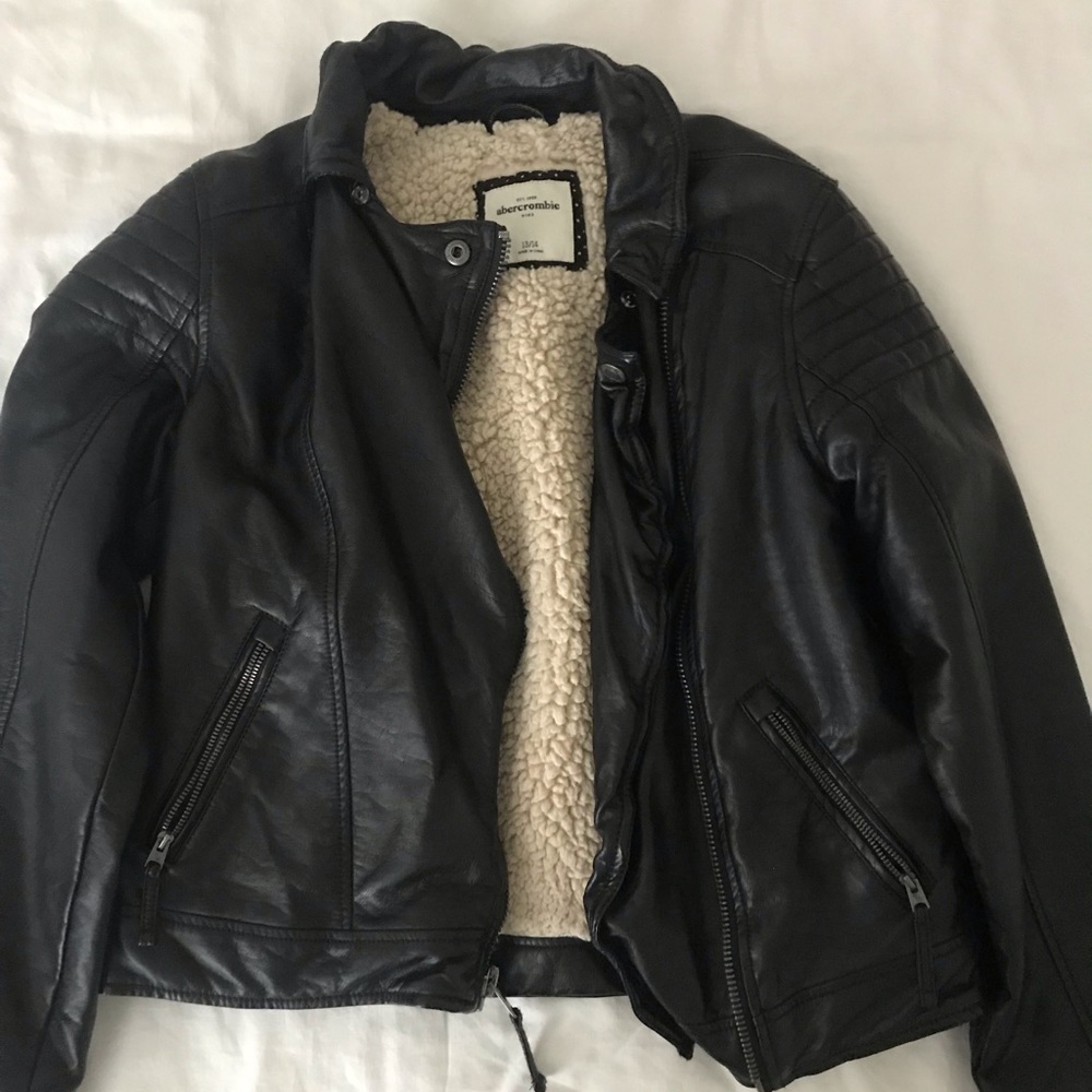 Leather Jacket With Fur Interior